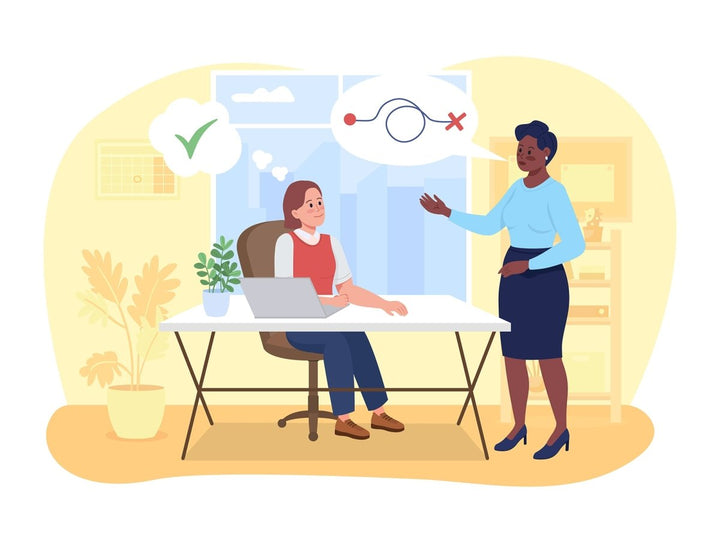Office life 2D vector isolated illustration bundle