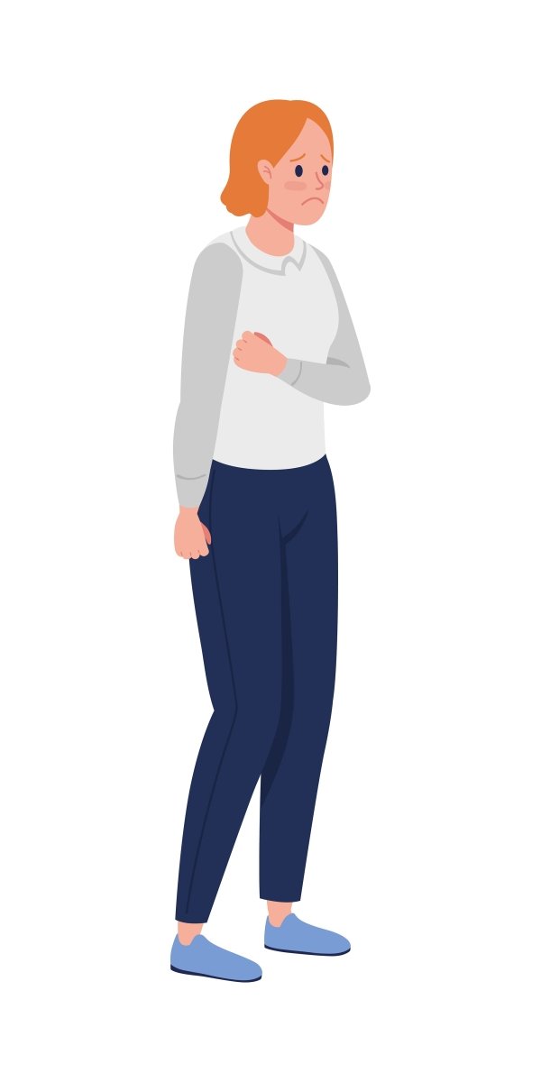 Office life 2D vector isolated illustration bundle