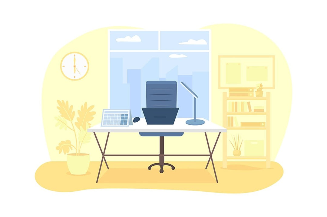 Office life 2D vector isolated illustration bundle