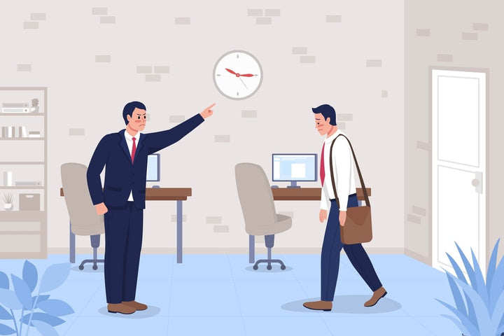 Office life 2D vector isolated illustration bundle