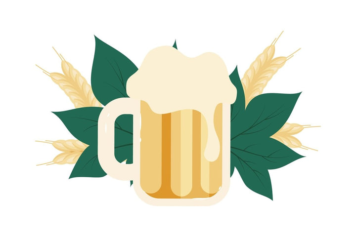 Oktoberfest flat vector illustrations set