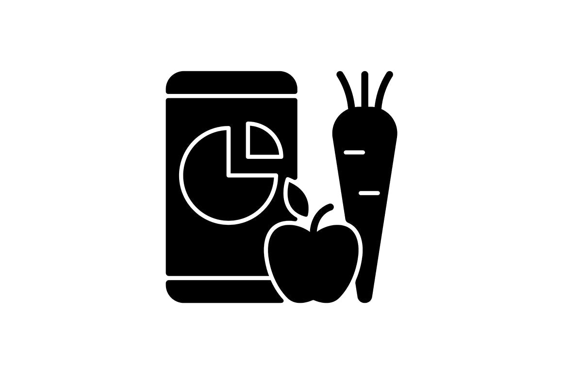 Online fitness apps possibilities black glyph icons set on white space.