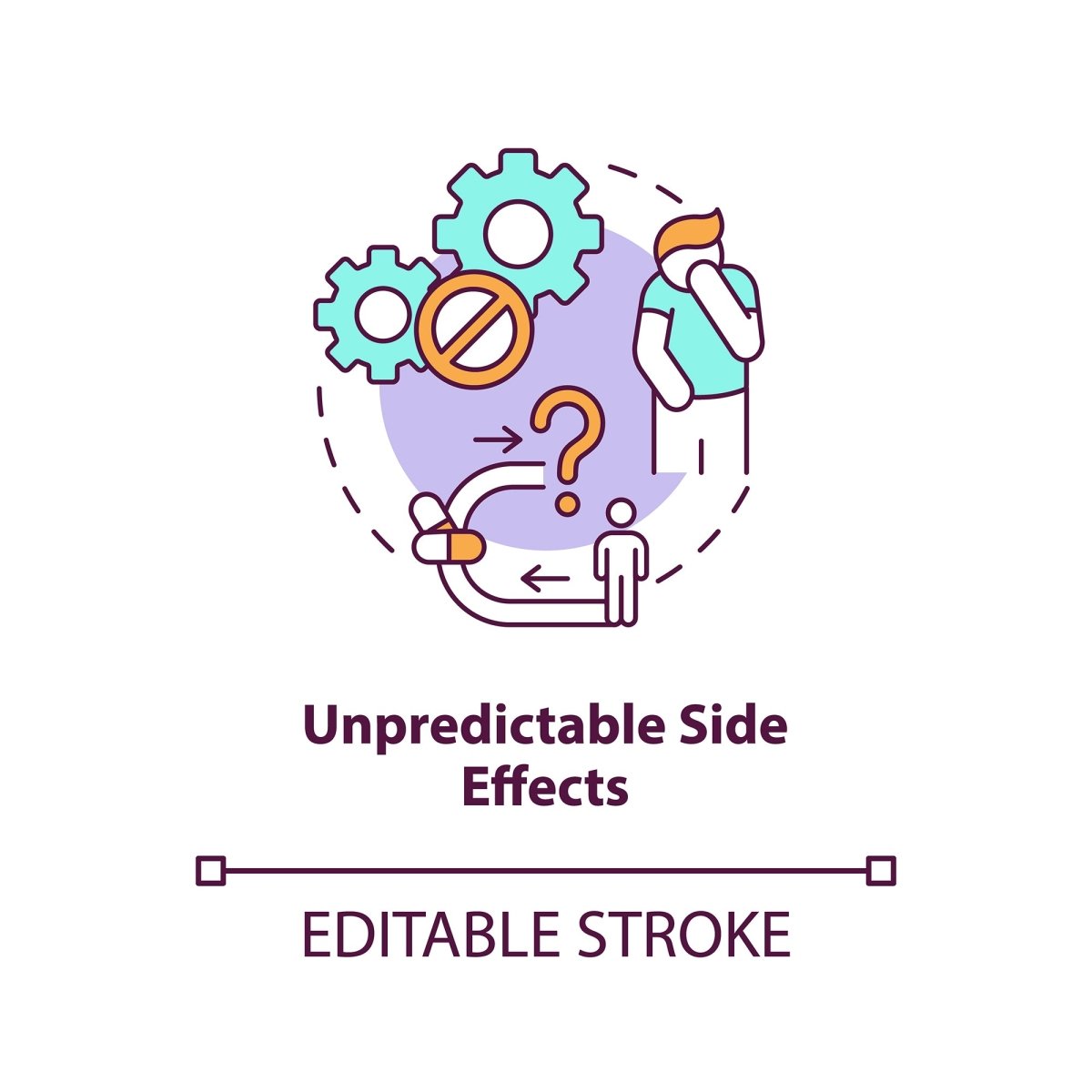 Online pharmacy concept icons bundle