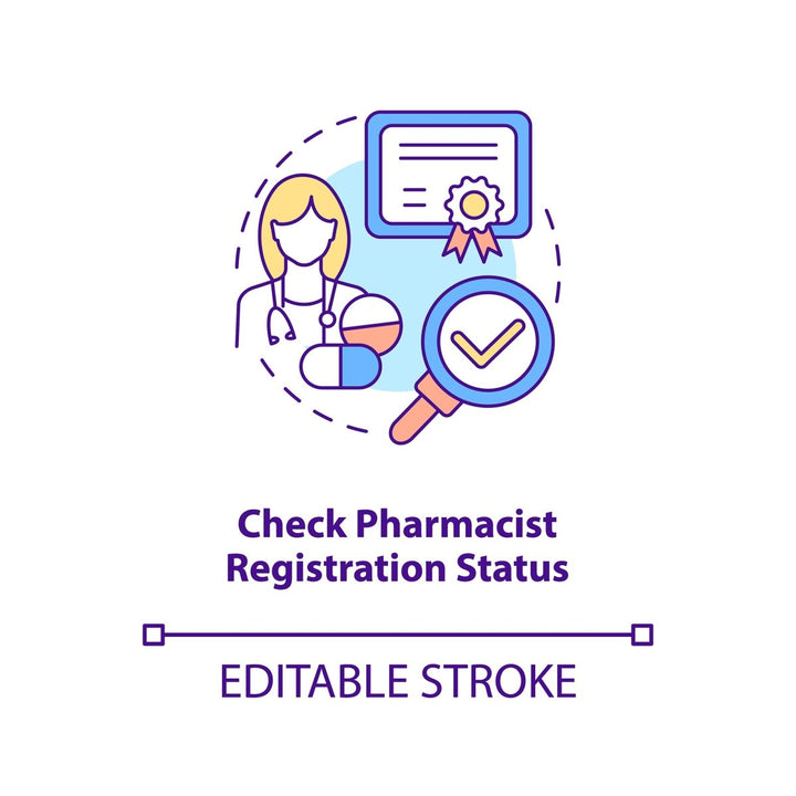 Online pharmacy concept icons bundle