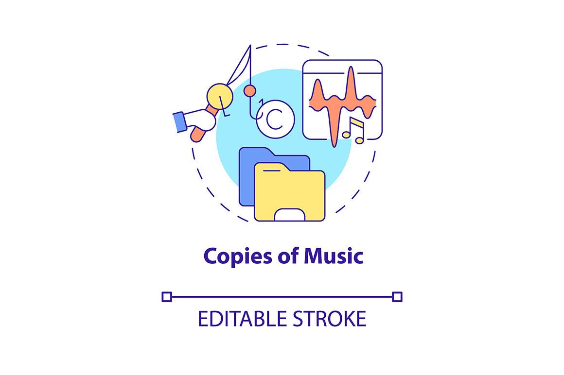 Online Piracy Concept Icons Bundle