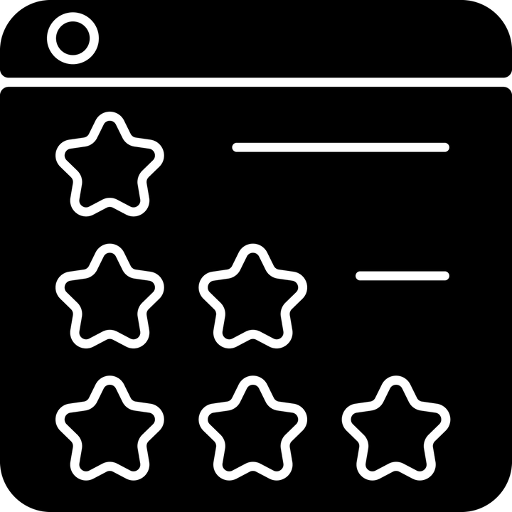 Online platforms black glyph icons set on white space