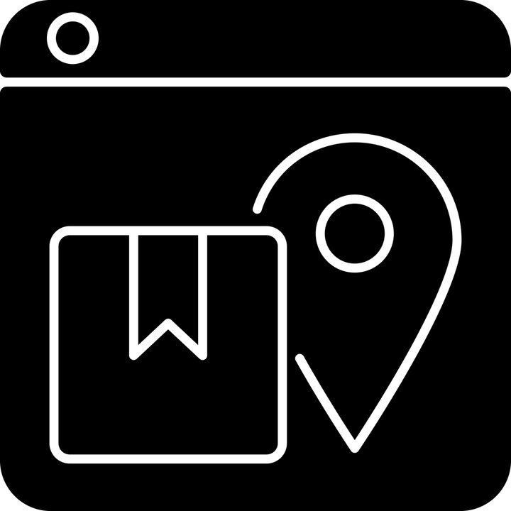 Online platforms black glyph icons set on white space