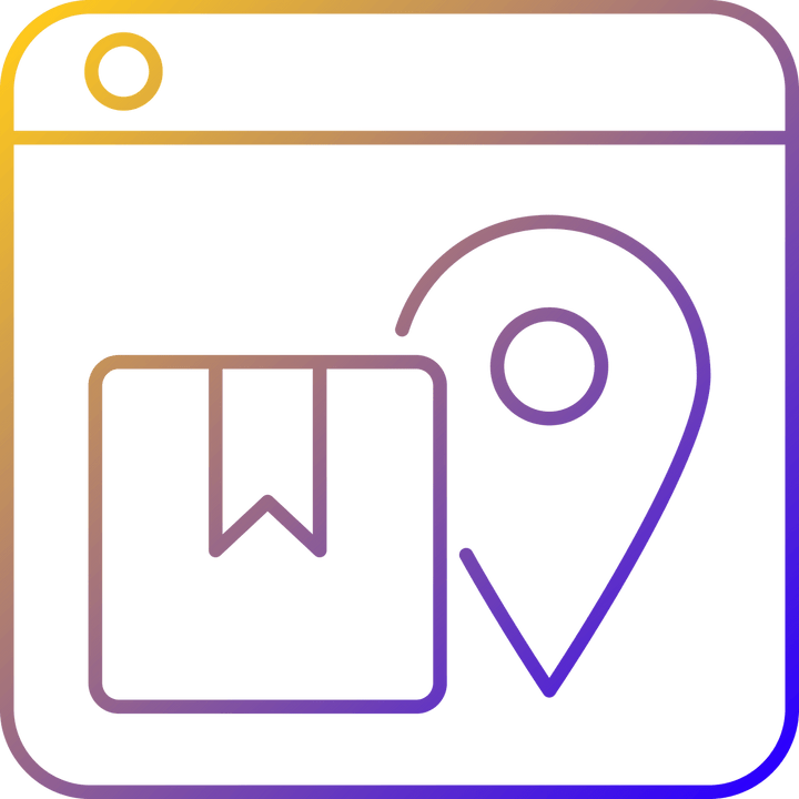 Online platforms gradient linear vector icons set