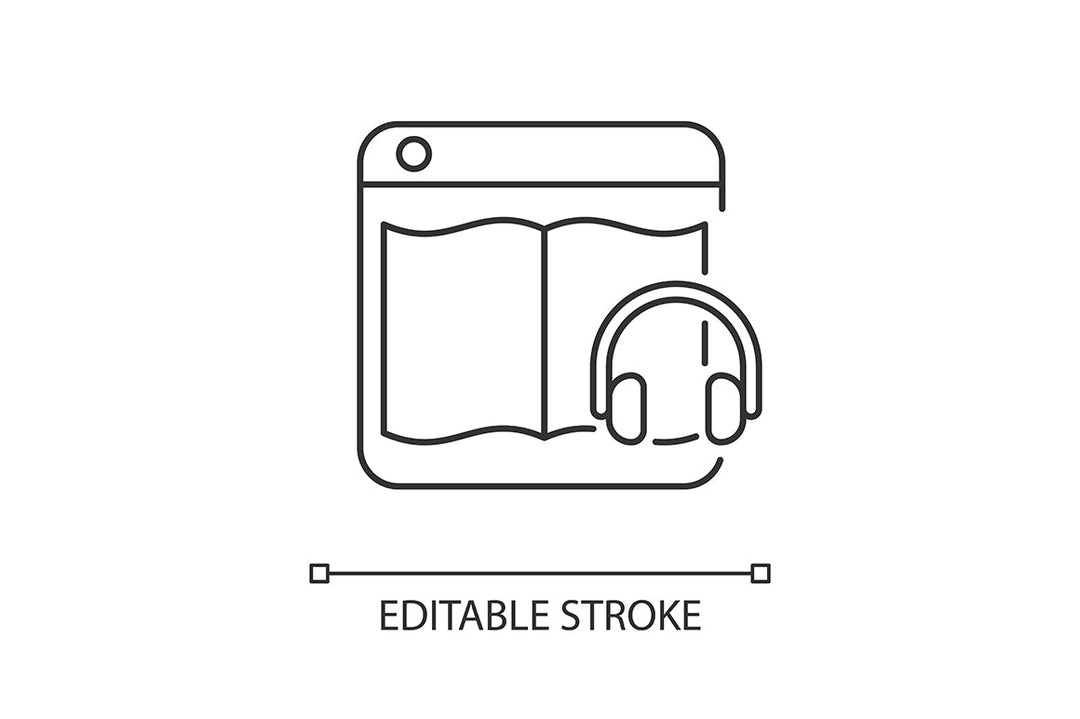Online platforms linear icons set for dark and light mode