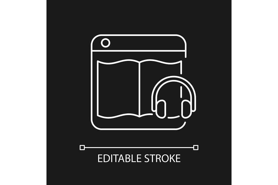 Online platforms linear icons set for dark and light mode