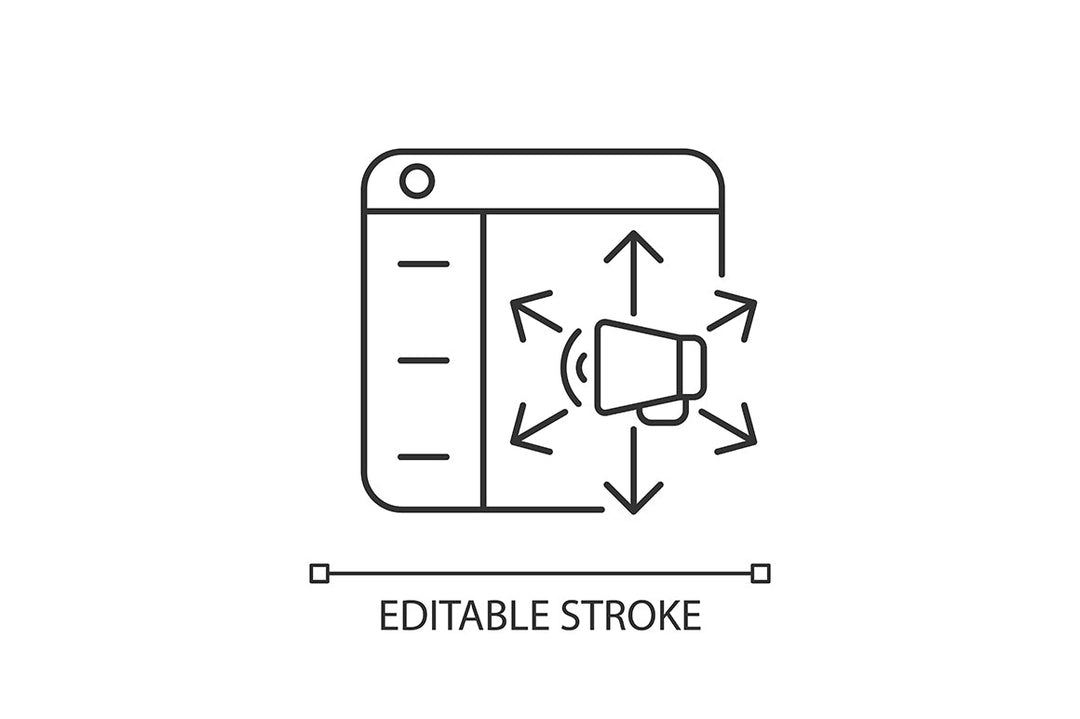 Online platforms linear icons set for dark and light mode