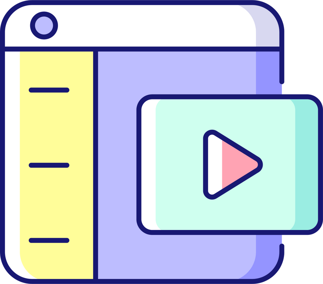 Online platforms RGB color icons set
