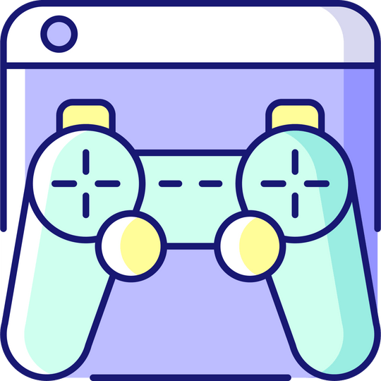 Online platforms RGB color icons set