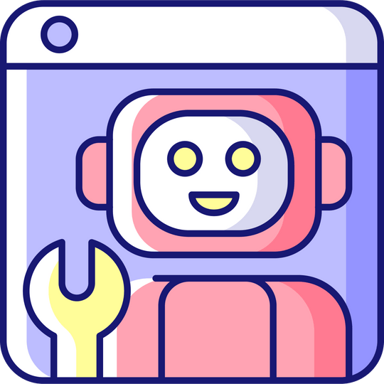 Online platforms RGB color icons set