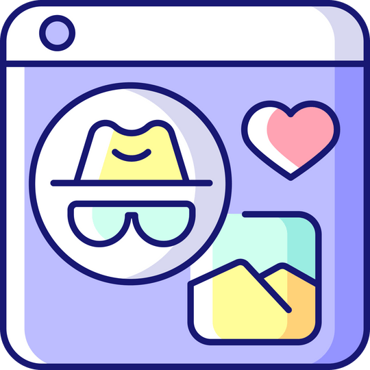 Online platforms RGB color icons set