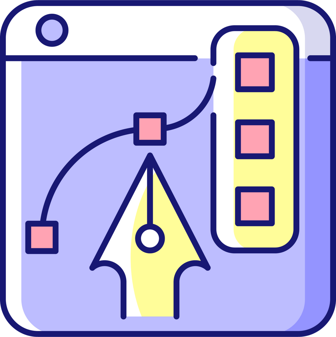 Online platforms RGB color icons set