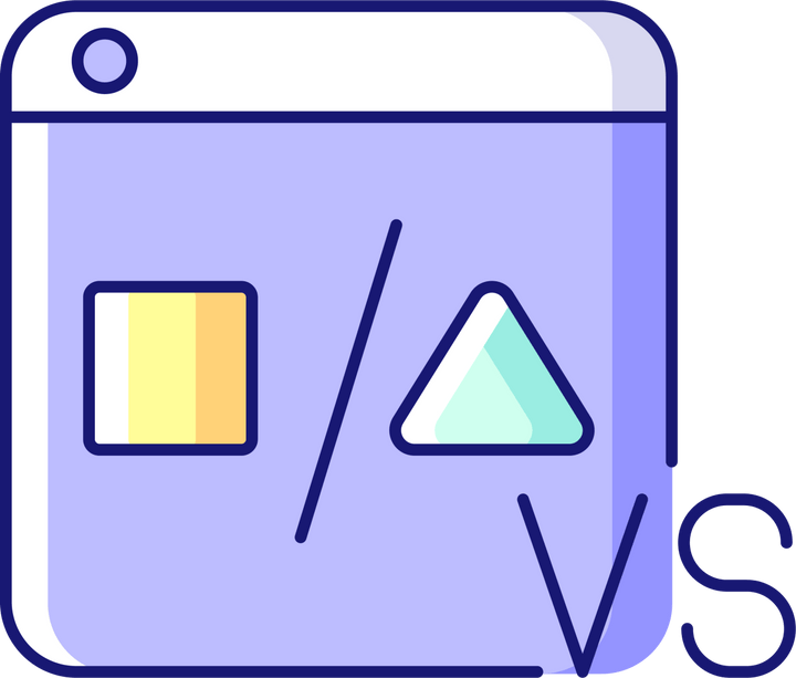 Online platforms RGB color icons set