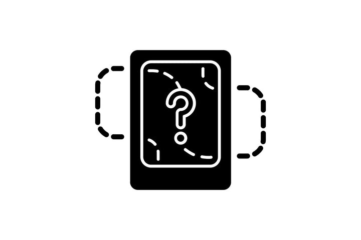 Online surveillance and censorship black glyph icons set on white space