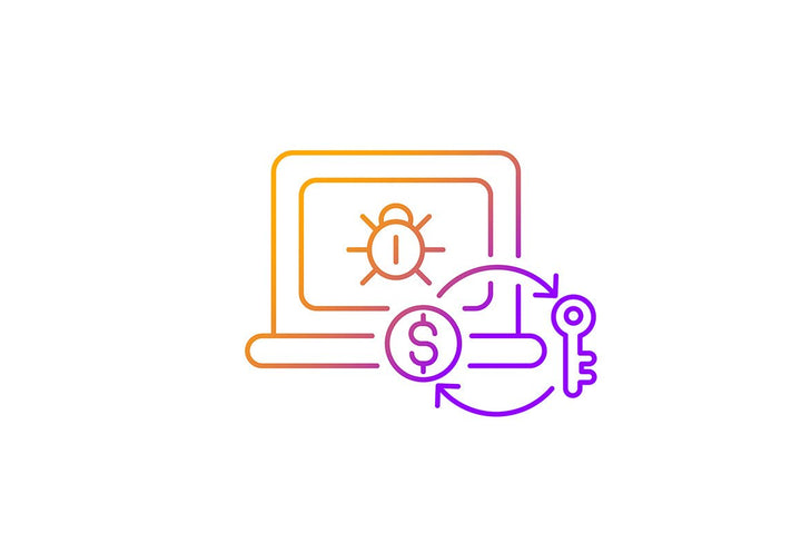 Online surveillance and censorship gradient linear vector icons set