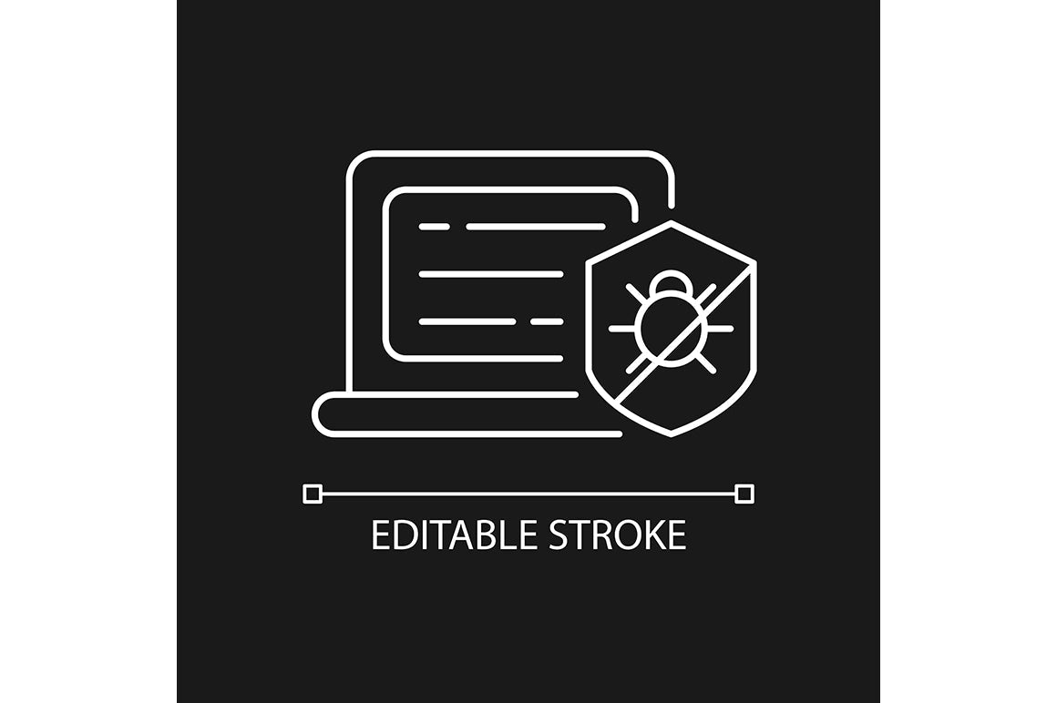 Online surveillance and censorship linear icons set for dark and light mode. Editable Stroke