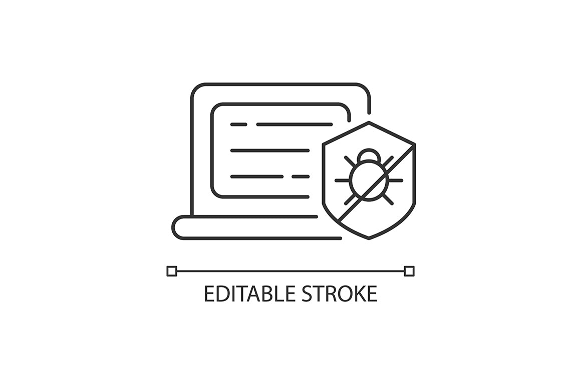Online surveillance and censorship linear icons set for dark and light mode. Editable Stroke