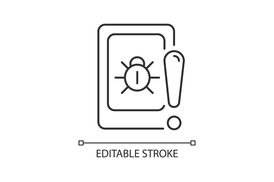 Online surveillance and censorship linear icons set for dark and light mode. Editable Stroke