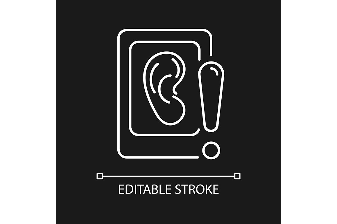 Online surveillance and censorship linear icons set for dark and light mode. Editable Stroke