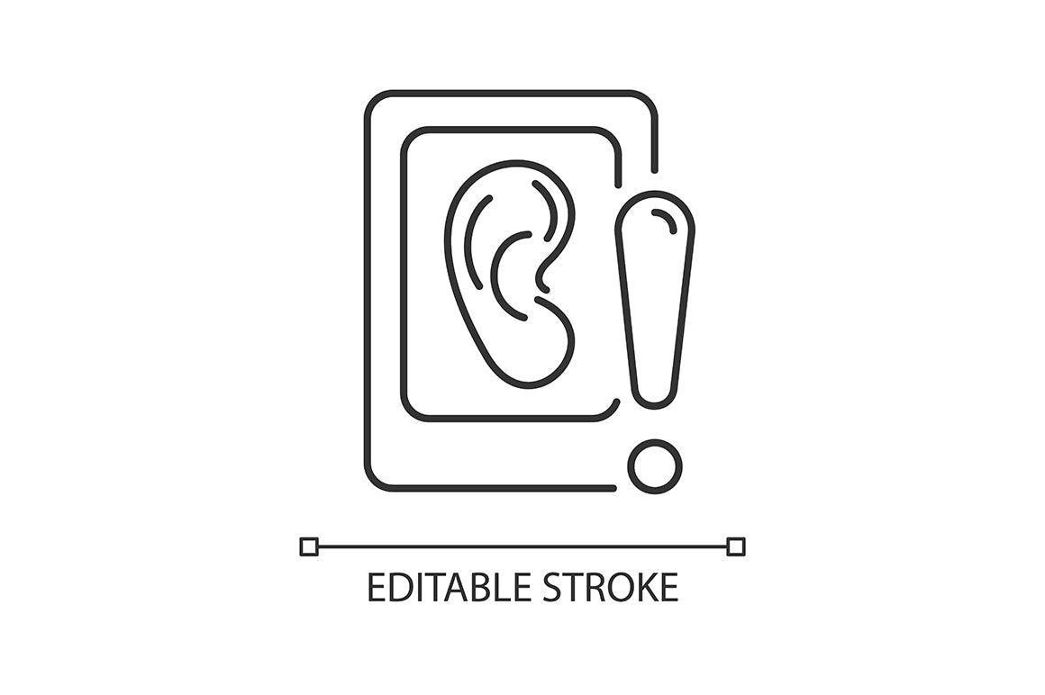 Online surveillance and censorship linear icons set for dark and light mode. Editable Stroke