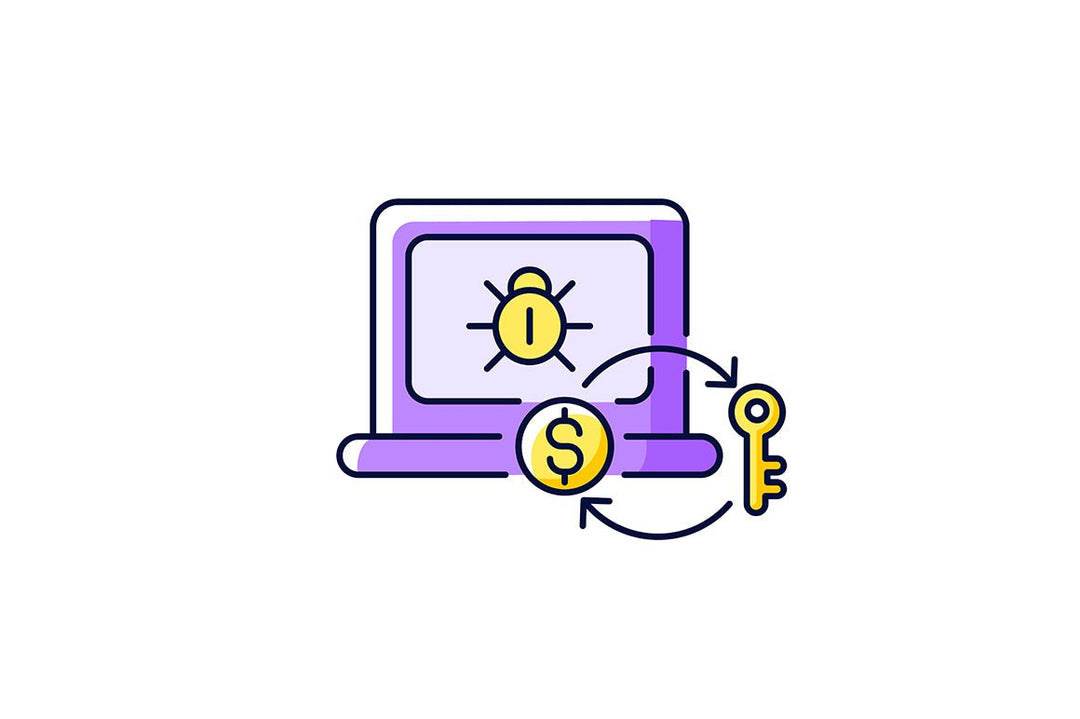 Online surveillance and censorship purple RGB color icons set
