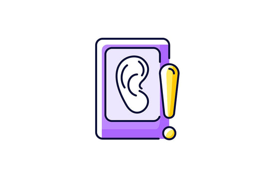 Online surveillance and censorship purple RGB color icons set