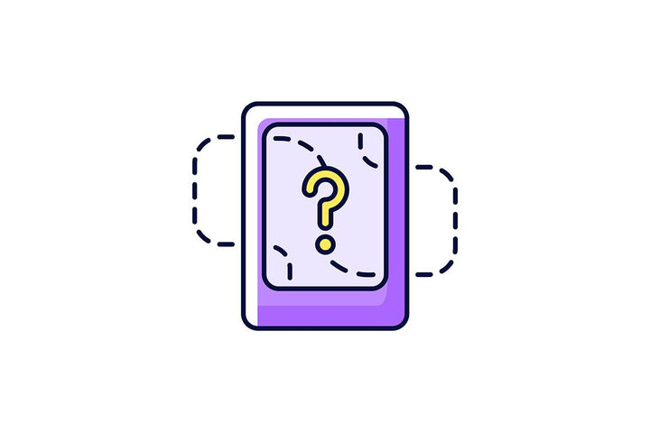 Online surveillance and censorship purple RGB color icons set