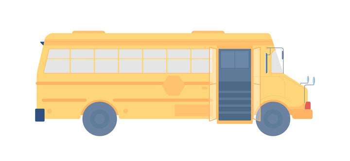 Parents and children flat color vector illustrations