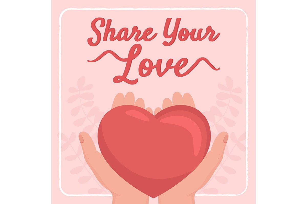 Participation in charity card mockup set