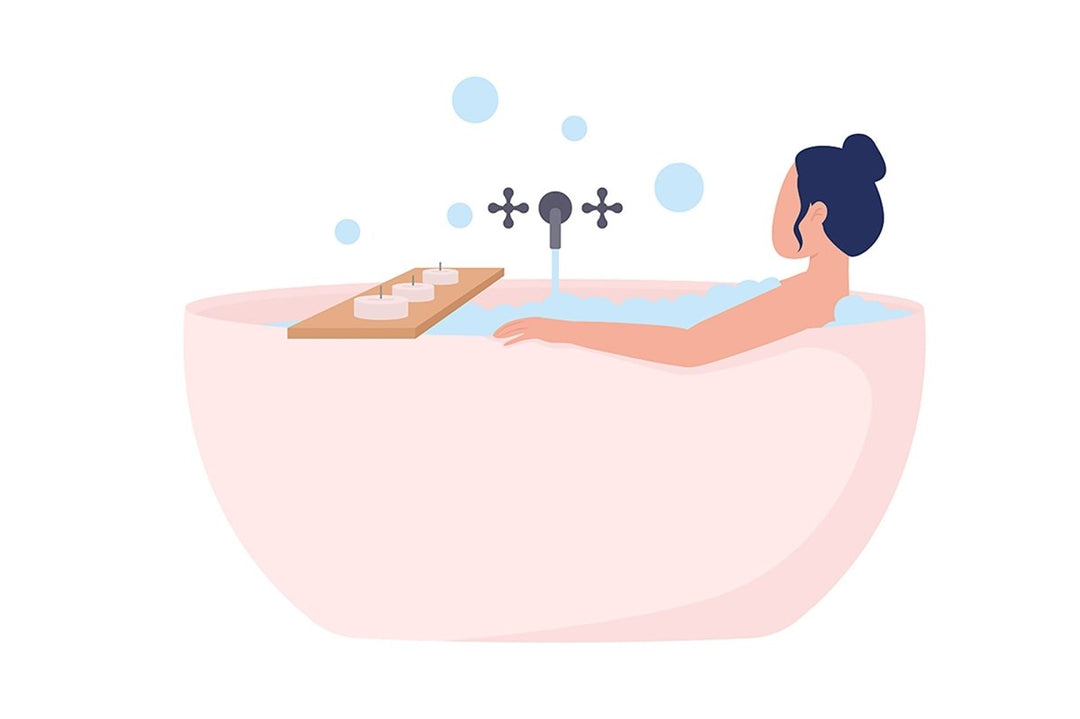 People at home semi flat color vector characters set