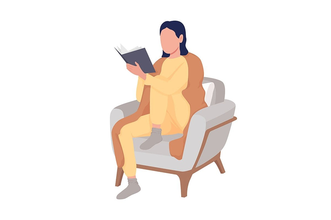 People at home semi flat color vector characters set
