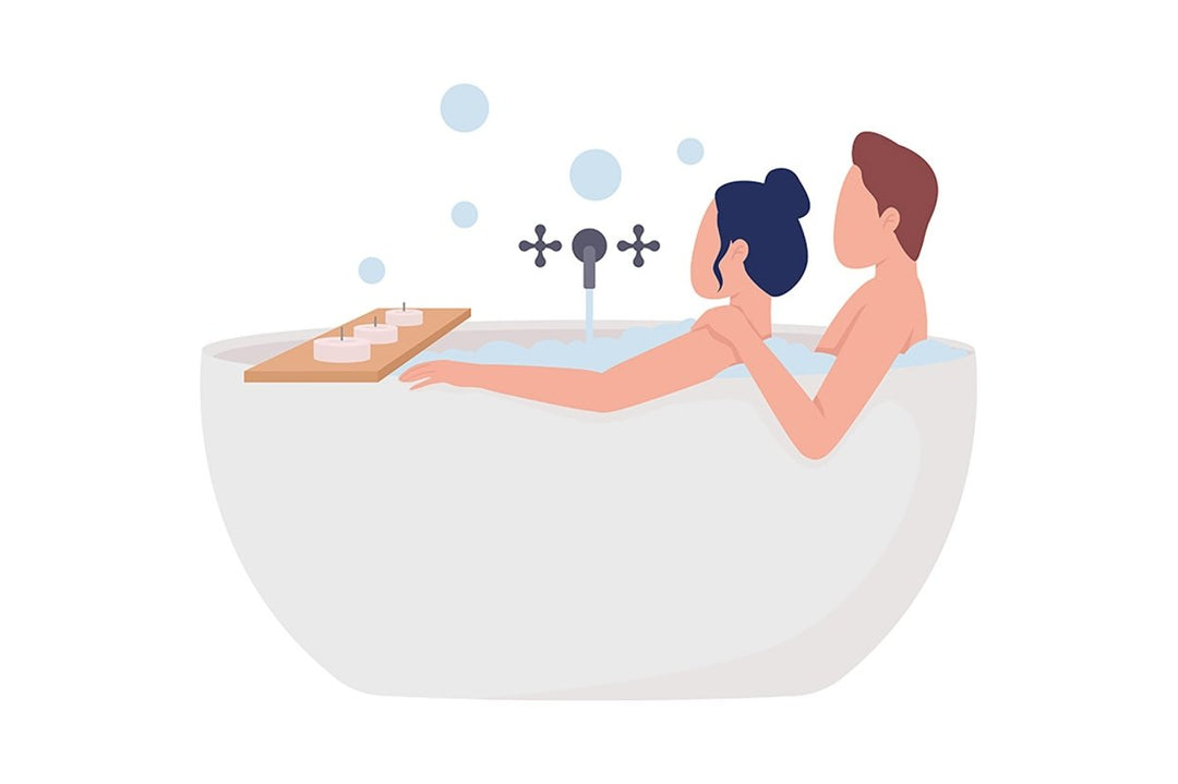 People at home semi flat color vector characters set