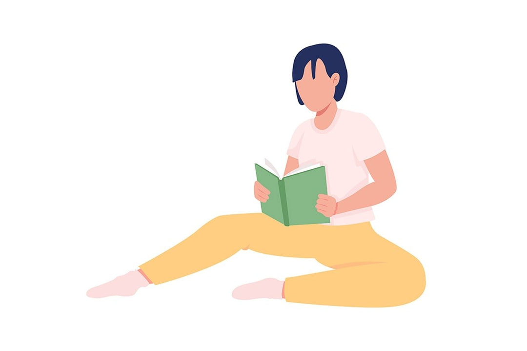 People at home semi flat color vector characters set