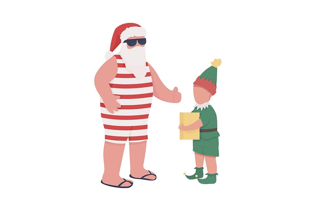 People on winter flat color vector character bundle