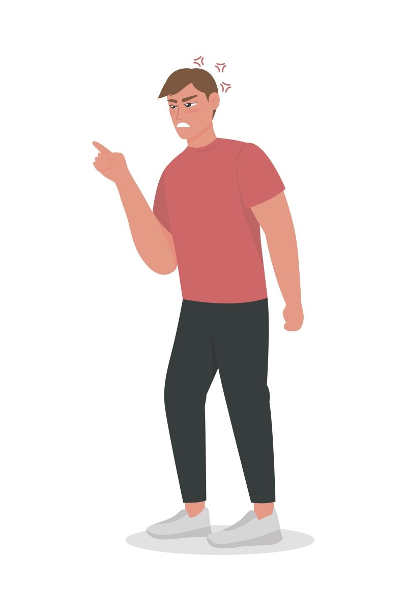 People with bad habits flat color vector faceless, detailed character set