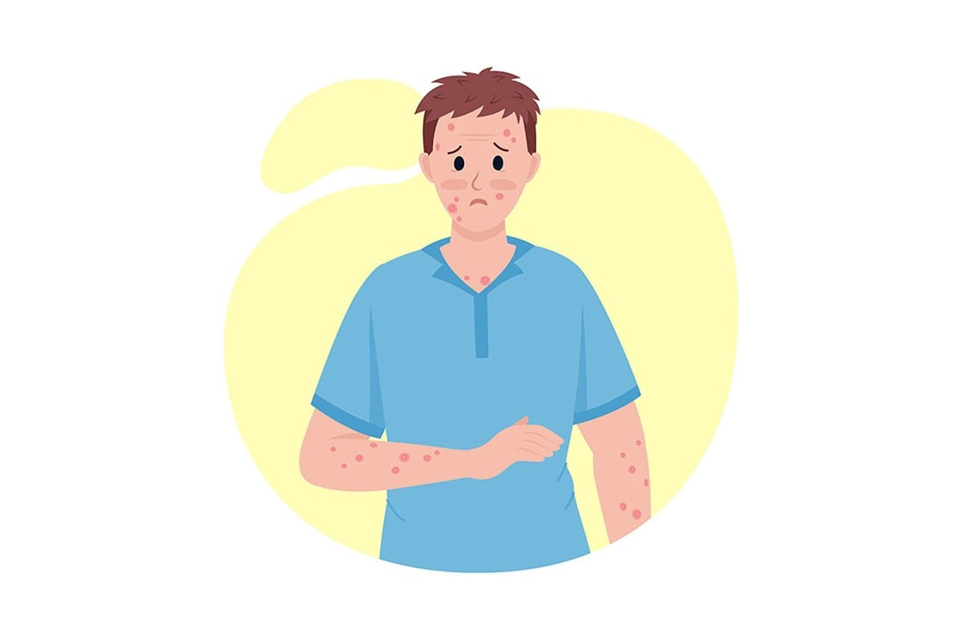 People with covid complications semi flat color vector character set