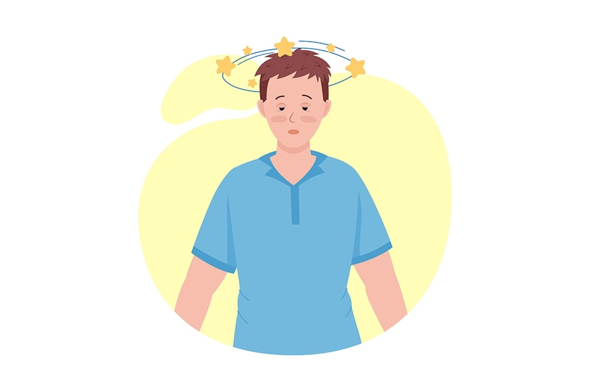 People with disease symptoms semi flat color vector character set