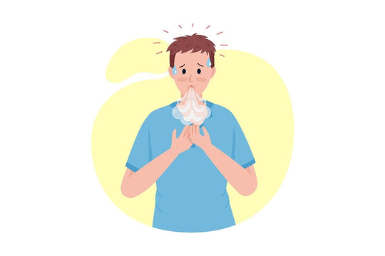 People with illness semi flat color vector character set