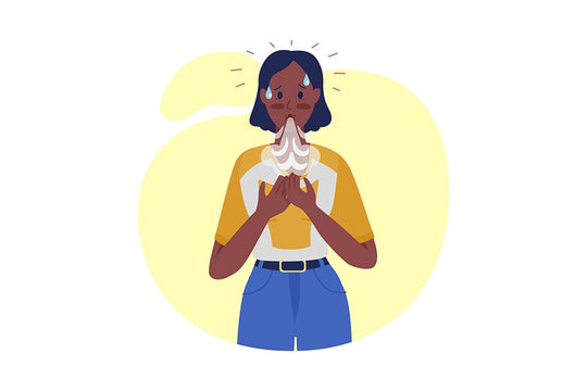 People with illness semi flat color vector character set