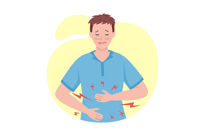 People with post covid syndrome semi flat color vector character set