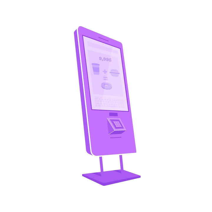 People with terminal service vector character bundle