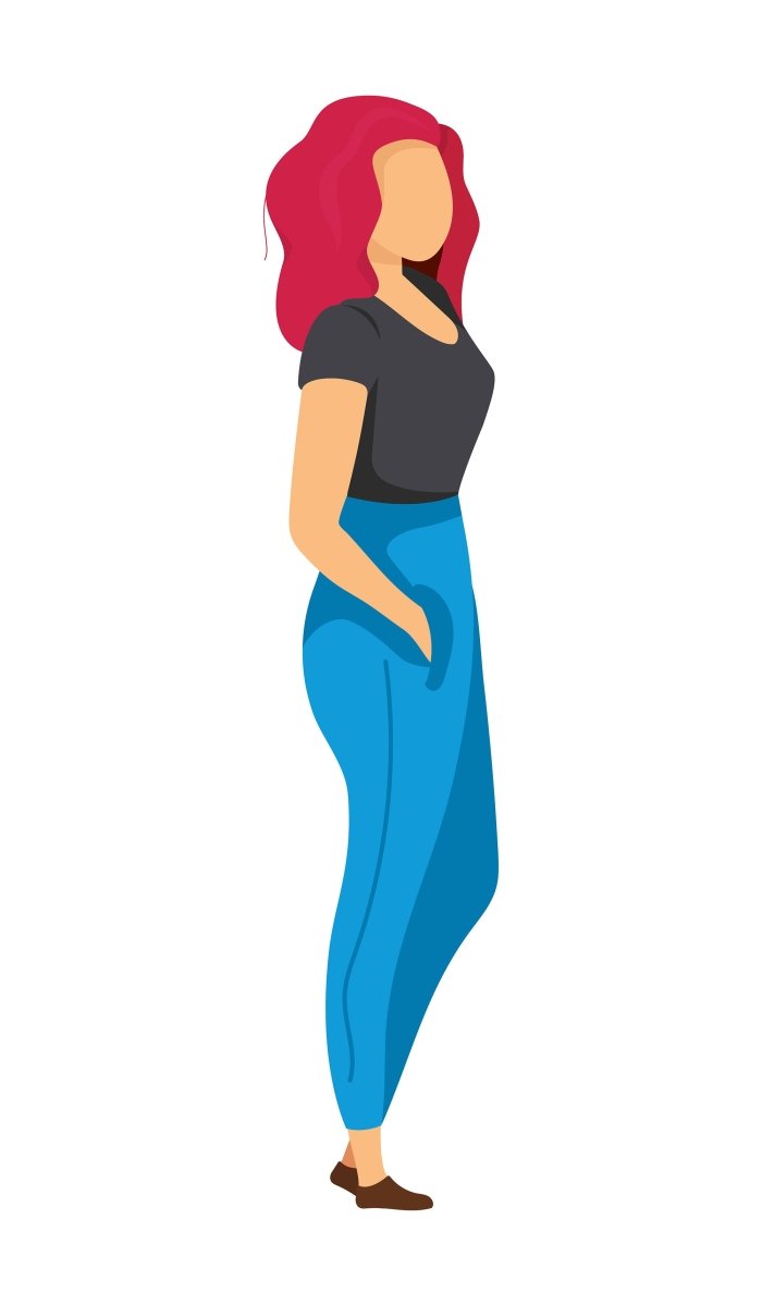 People with terminal service vector character bundle