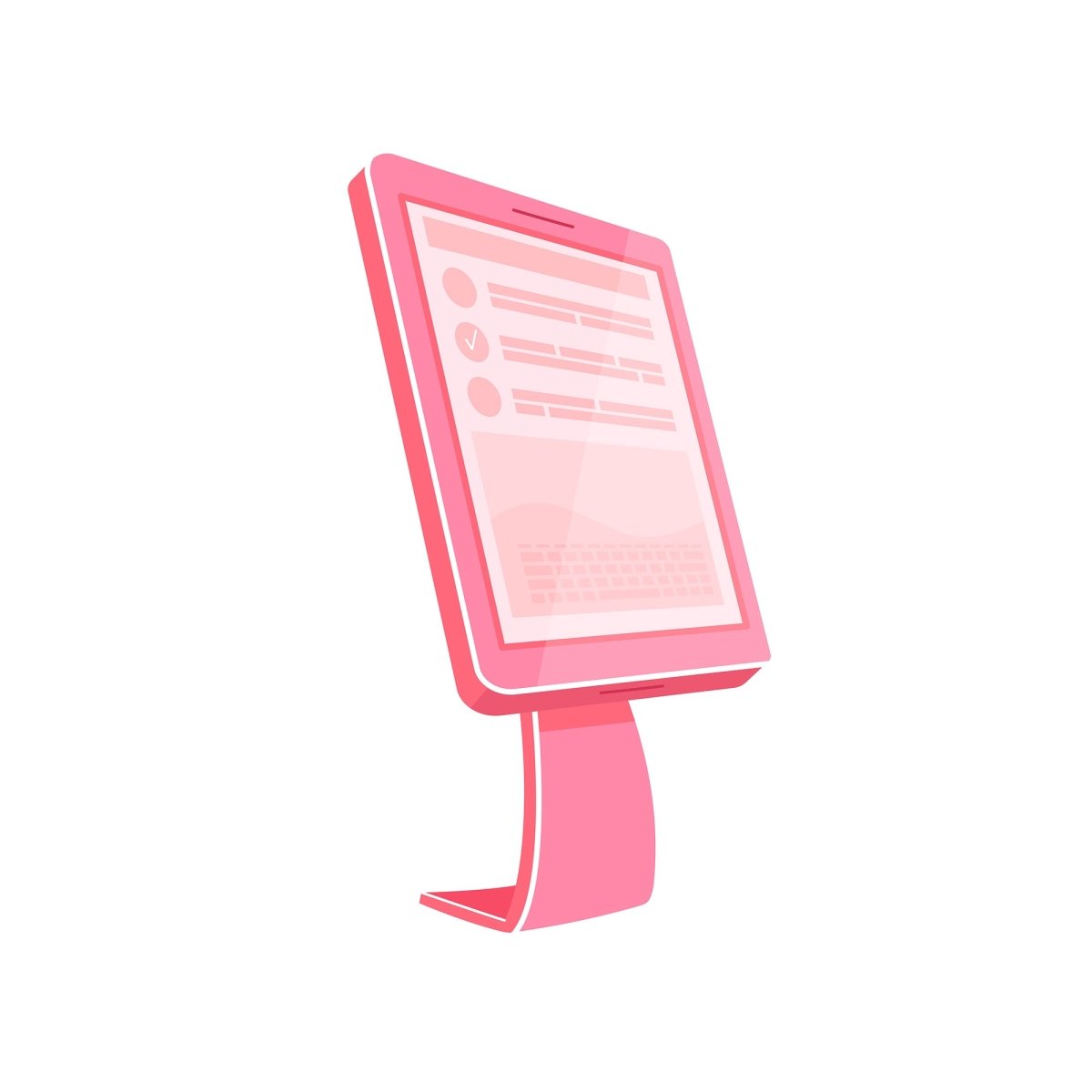 People with terminal service vector character bundle
