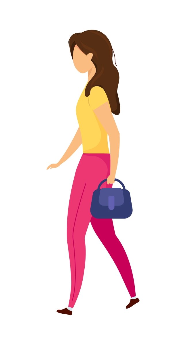 People with terminal service vector character bundle