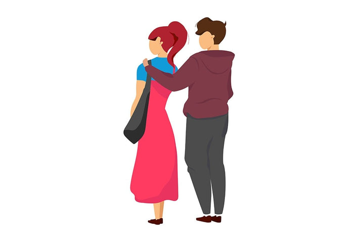 People with terminal service vector character bundle
