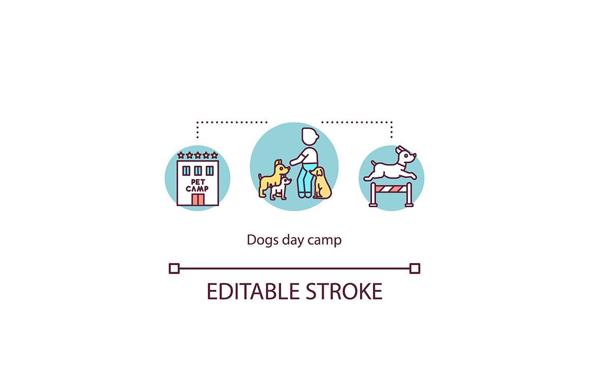 Pet Care Equipment Concept Icons Bundle